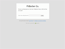 Tablet Screenshot of fitbarber.com